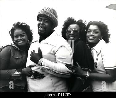 Barry White (singer) has arrived in London for a series of six concerts ...