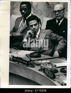 Mar. 03, 1977 - UN security Council Andrew young. Stock Photo