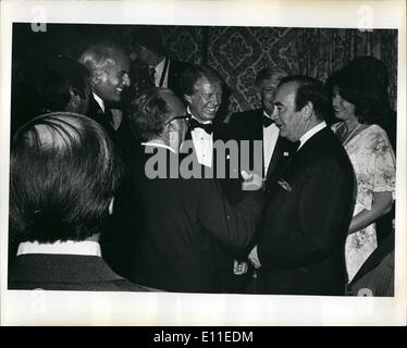 Jun. 06, 1977 - Grand Ballroom Of The Waldrof Astria Hotel New York City: President Carter Attended A 000,00 A Balet fundraiser Stock Photo