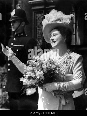 The Queen Mother Elizabeth Bowes-Lyon Stock Photo