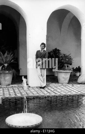 Aug 05, 1978 - London, England, United Kingdom - RODDY LLEWELLYN. Sir Roderic Victor Llewellyn, 5th Baronet KEYST Stock Photo