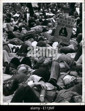 May 05, 1978 - Anti-Nuclear Demonstration in Front of the UN Stock Photo