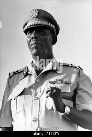 1970 - General Mohamed Siyad Barre, President of Somali Democratic ...