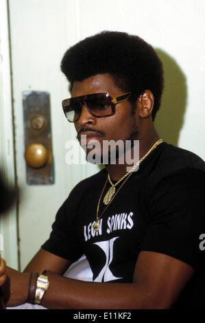 Sep 15, 1978; New Orleans, LA, USA; Heavyweight boxer LEON SPINKS warms up before the fight to defend his world champion title that he won in split decision over MUHAMMAD ALI seven months ago in February 1978. During this fight ALI wins the title for a record third time.. (Credit Image: KEYSTONE Pictures USA/ZUMAPRESS.com) Stock Photo