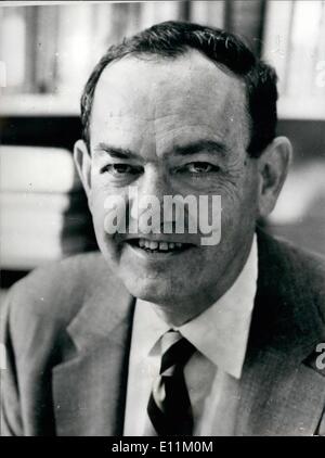 Oct. 10, 1978 - Nobel Prize in Economics: Photo shows: Dr. Herbert A. Simon, of the Mellon University, Pittsburgh, winner of the Nobel Prize in Economics. Stock Photo
