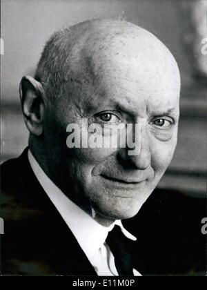 Oct. 10, 1978 - Nobel Prize in Literature.; Photo shows Isac B. Singer, U.S.A. winner of the Nobel Prize in Literature. Stock Photo