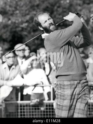 Oct. 10, 1978 - European Open Golf Championship at Walton Heath: Photo shows American Tom Weiskopp seen in play during the third round of the first European Open Golf Championship at Walton Heath. Stock Photo