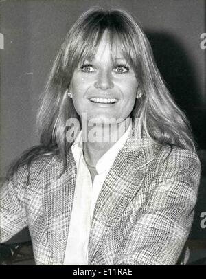 Jan. 01, 1980 - Actress Valerie Perrine In London: American actress Valerie Perrine is in London in connection with her latest film, ''Can't Stop The Music'', which will be shown in London later. Valerie shot to fame with her performance as Lenny Bruce's wife in the film ''Lenny'', her most recent film was ''Superman''. Photo shows Valerie Perrine pictured at the Dorchester Hotel, in Park Lane. Stock Photo