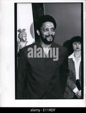 Oct. 10, 1979 - Prime Minister of Granada Maurice Bishop at the United Nations in New York. Stock Photo