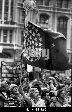 Nov 08, 1979 - Washington, District of Columbia, USA - Americans during a protest against the Iran Hostage Crisis 444 Days. The Stock Photo