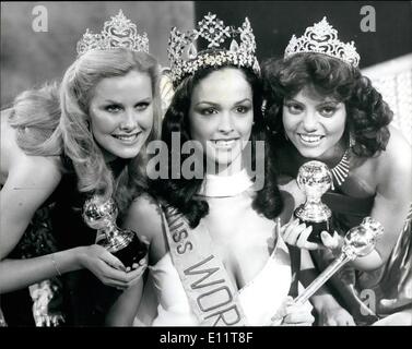 MISS WORLD 1979 Stock Photo: 106470640 - Alamy