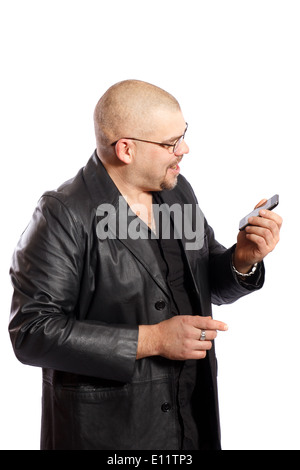 Man with mobile phone Stock Photo