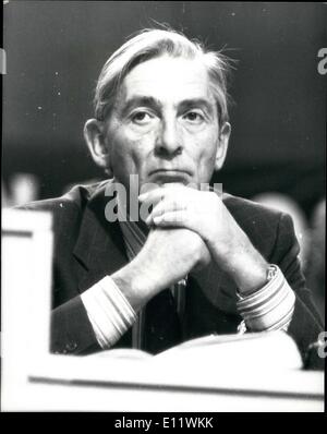 Sep. 09, 1980 - TUC Congress at Brighton Photo Shows: Len Murray the General Setary of the TUC during the opening session of Stock Photo