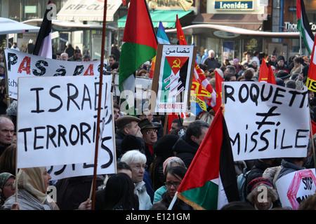 Protest against Israeli occupation in Palestine, Grenoble, Isere,  Rhône-Alpes, France Stock Photo - Alamy