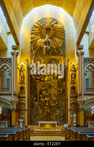 The Notre Dame Basilica Chapel of the Sacred Heart in Montreal, Quebec. Stock Photo