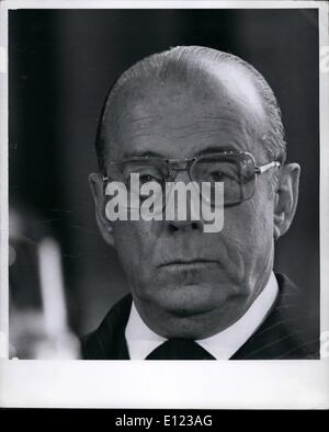 Sep. 09, 1982 - The President Of Brazil, Mr. Joao Baptista De Oliveira Figueiredo, Was First Speaker Opening The Debate Of The 37th Of The General Assembly Today In New York. Photo shows Mr. Figueiredo Speaking To The South American Deligations Before Opening The Debate. Stock Photo