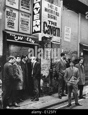The famous venue The Cavern in 1960s Stock Photo