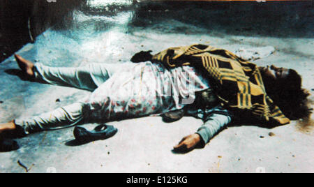 Mar 16, 1988 - Halabja, Iraq - Kurdish civilians killed by the gas attack Stock Photo