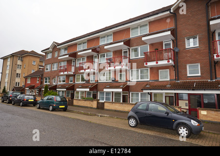 The Chiltern Heights estate in Little Chalfont maintained by the Chiltern Hundreds Housing Association Stock Photo