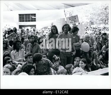 Dec. 16, 2011 - Senator George McGovern made his first appearance in California since his June Primary victory at the Alameda County Labor Day Picnic, Pleasanton Fairgrounds, on Monday, September 4, 1972. Stock Photo