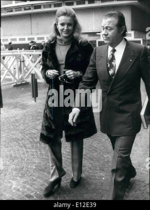 Dec. 20, 2011 - Polish Actress Magda Konopka talks with her lawyer Angelozzi Gariboldi after being interrogated by Rome magistrate investigating a drug scandal. She and 24 other persons, including jet set personalities, were named suspects in the case of the ''Number One'' night club, where drugs were allegedly found' Stock Photo