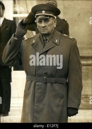 Dec. 21, 2011 - USSR Marshal Grechko, Paris Stock Photo