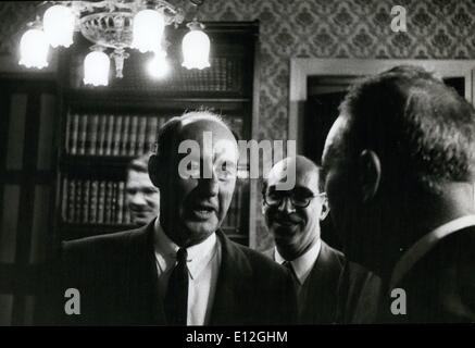 Dec. 26, 2011 - Adlai Stevenson in Rio, Brazil 1960 Stock Photo