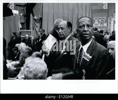 Dec. 26, 2011 - Adlai E. Stevenson at the Democratic party convention in Atlantic City, N.J., 1964  Pic Stock Photo