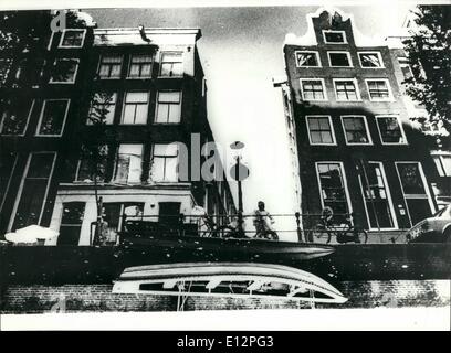 Feb. 24, 2012 - ''Upside-down'': This photo has been turned in order to see ot the right way. You must know that it shows an impressive water reflection on one of the Amsterdam canals. For this picture the photographer Barnd Stein was awarded a prize by the ''Ehapa'' publishing house in Stuttgart. Stock Photo