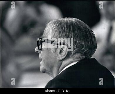 Feb. 26, 2012 - NY Mayor Abraham Beame Press Conference- July 1975 Stock Photo