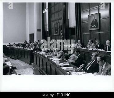 Feb. 26, 2012 - House Judiciary Committee during Independent Hearings of Pres Richard Nixon Stock Photo