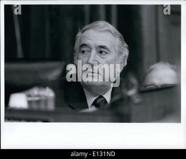 Feb. 26, 2012 - Rep. Peter Rodino Chairman of House Judiciary Committee Stock Photo