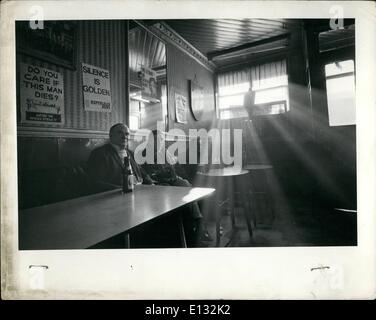 Feb. 26, 2012 - Belfast, Northern Ireland An Irish pub in the stronghold area of the Catholics and the I.R.A. Stock Photo