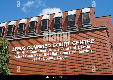 Leeds Combined Court Centre, Yorkshire, England, UK Stock Photo