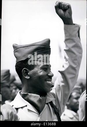 Feb. 28, 2012 - Mengistu: Ethiopia: Major Mengistu Haile-Mariam, The Strongman of Ethiopia. Also First Vice Chairman of the Provisional Military Administrative Council (Pmac). Credit: Camerapix Stock Photo