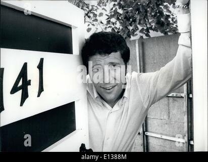 Feb. 29, 2012 - CW/19208 - 2. Keeping up with Tom Jones. at 26 he is Britain's 3. No, 2 according to the Melody Maker' pop poll Stock Photo