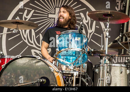 Columbus, Ohio, USA. 18th May, 2014. CROBOT performs on day two of the 2014 Rock On The Range Festival at Crew Stadium in Columbus Ohio on May 17th 2014 © Marc Nader/ZUMA Wire/ZUMAPRESS.com/Alamy Live News Stock Photo