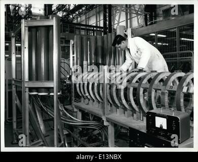 Mar. 02, 2012 - The Culham Laboratory, near Abingdon, Berkshire: A plasma gun being developed to inject a pulse of hot ions and Stock Photo