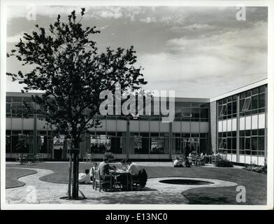 Mar. 02, 2012 - The Culham Laboratory, near Abingdon, Berkshire:One of the quadrangles which form a distinctive feature of the buildings Culham. Stock Photo