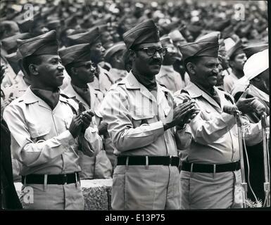 Mar. 22, 2012 - Lt. Col Mengistu Haile Mariam, Chairman of the ...