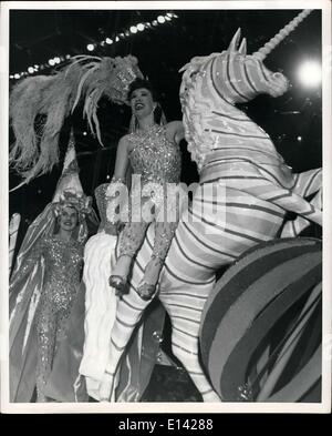 Mar. 31, 2012 - Gypsy Rose Lee who appeared in Ringling Bros. Circus performance in aid of Cerebral Palsey Fund Madison Sq. Gdns. NY April 1953. Stock Photo