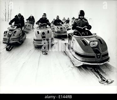 Apr. 04, 2012 - Grand Prix on the Volga: Competitors line-up in their ''Snowcats'' on the ice starting grid on the annual races Stock Photo
