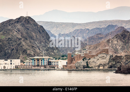 Oman, Muscat, Palace of Sultan Qaboos Stock Photo