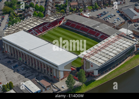 An aerial view of The City Ground, home of Nottingham Forest FC Stock ...