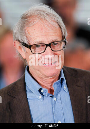 KEN LOACH JIMMY'S HALL. PHOTOCALL. 67TH CANNES FILM FESTIVAL CANNES  FRANCE 22 May 2014 Stock Photo