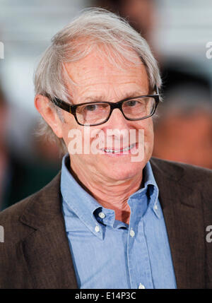 KEN LOACH JIMMY'S HALL. PHOTOCALL. 67TH CANNES FILM FESTIVAL CANNES  FRANCE 22 May 2014 Stock Photo