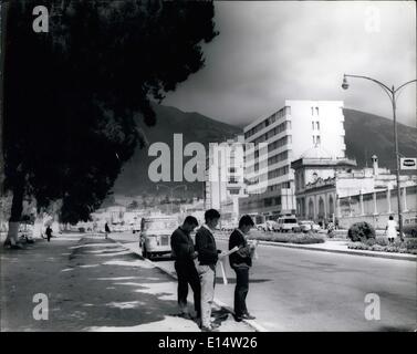 Apr. 18, 2012 - Ecuador Quito:The Picture show the beautiful and largeness of this avenue. Its name is Patria Avenue. At the right edge a modern construction across the street El Ejido Park. Stock Photo