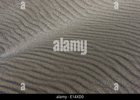 Sand patterns, Denmark Stock Photo