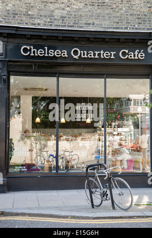 Chelsea Quarter Cafe, Kings Road; Chelsea; London; England; UK Stock Photo