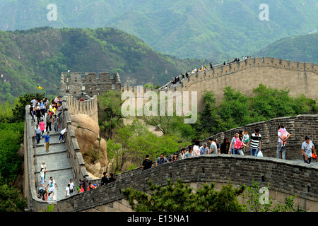 The great wall of China  Badaling Stock Photo